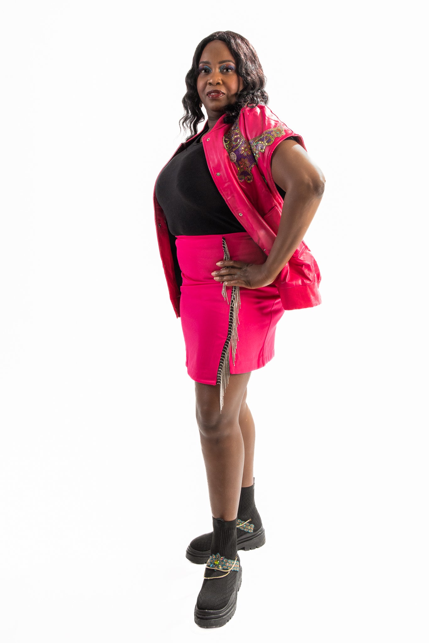 Zaza Mini Skirt - Pink