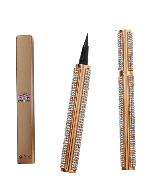 Jewel Eyes Liquid Eyeliner - Black - Free Shipping